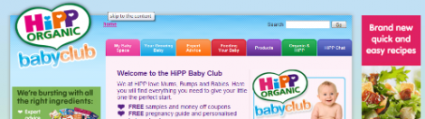 Brilliant Baby Freebies @ Hipp Baby Club Brilliant Baby Freebies @ Hipp Baby Club