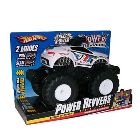 Hot Wheels White Or Black Power Revver Monster Trucks &pound;6 @ Debenhams