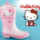 Hello Kitty Welly Boots &pound;4.99 @ Halfcost