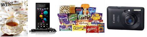 Free competitions: Mars Chocolate For A Year And Sony Satio Free competitions: Mars Chocolate For A Year And Sony Satio