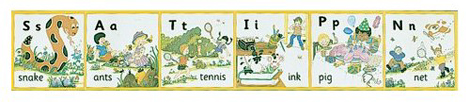 Jolly Phonics Wall Frieze &pound;4.60 @ Amazon
