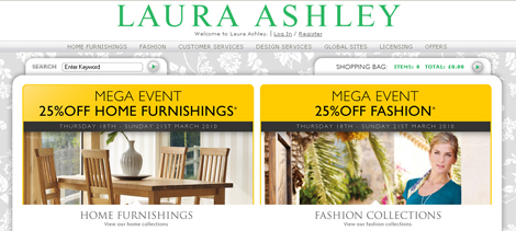 25% Off Everything @ Laura Ashley