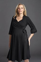 Maternity Wrap Dress &pound;49 @Haute Mama