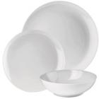  White Porcelain 12 Piece Dinner Set &pound;5.00 @ Asda
