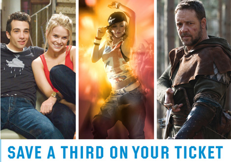 1/3 off Odeon Cinema Tickets