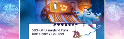 Disneyland Paris: 50% Off - Kids Under 7 Go Free 