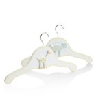 2 Petit Bebe Brights Zebra & Giraffe Wooden Hangers &pound;2 @ M&S