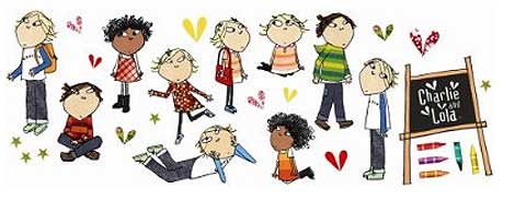Charlie &amp; Lola Wall Stickers &pound;5.49 @ PinkMilk