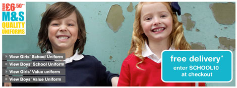 Back To School Uniform Bargains @ M&amp;S