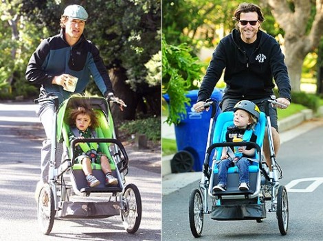 Celebaby: On Yer Bike