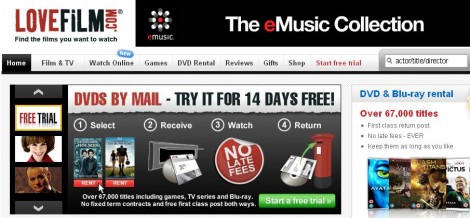 LoveFilm UK DVD Rentals: Free 60 Day Trial LoveFilm UK DVD Rentals: Free 60 Day Trial