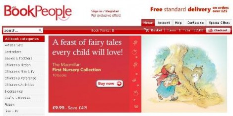 The Book People Discounted Books: Free Delivery