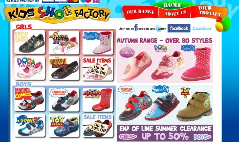 Kids Shoe Factory Online Discount Code: 10% & Free Delivery Kids Shoe Factory Online Discount Code: 10% & Free Delivery