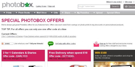 Photobox Photo Fun: 2 For 1 Calendars
