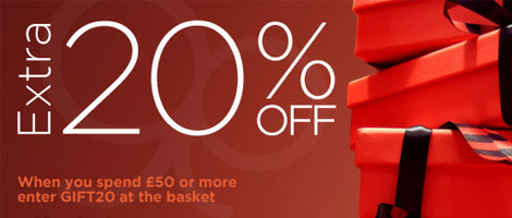 Gifted.com Discount Code: 20% Off &pound;50 Spend