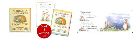 Guess How Much I Love You Book And Writing Set (Plus Free Delivery) &pound;3.99 @ The Book People