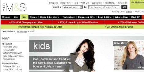 EXPIRED Marks &amp; Spencer Online Discount Code: 10% Off Kidswear