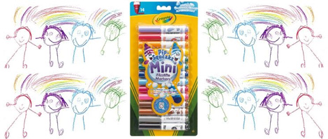 14 Crayola Mini Marker Pens &pound;1.74 @ Amazon