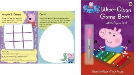 Peppa Pig Wipe-Clean Game Book &pound;2.79 @ Amazon