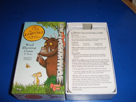 The Gruffalo Word Rhyming Game Review