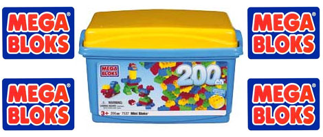 Half Price Mega Bloks Mini Blocks Tub @ Argos