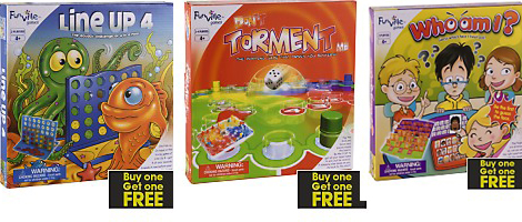 Funville Board Games Half Price And BOGOF @ Littlewoods