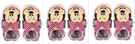 Adidas Disney Minnie Mouse Leather Crib Trainers £6 @ ASOS Adidas Disney Minnie Mouse Leather Crib Trainers £6 @ ASOS