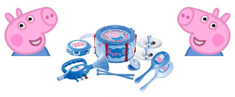 Peppa Pig George's Band Set &pound;7.99 @ Argos