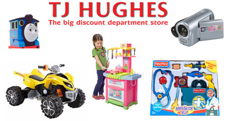 75% Off Toy Sale @ TJ Hughes 75% Off Toy Sale @ TJ Hughes