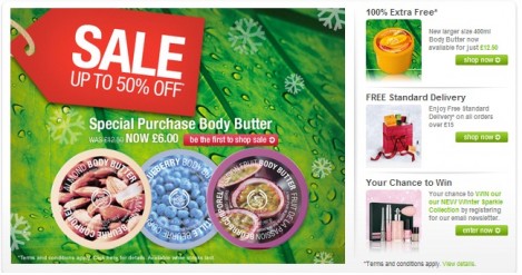 Body Shop Promotional Code: 20% And Free Delivery Body Shop Promotional Code: 20% And Free Delivery