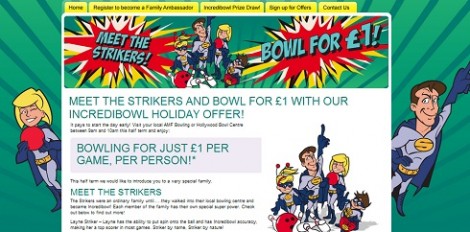 AMF Bowling and Hollywood Bowl &pound;1 Per Person Per Game