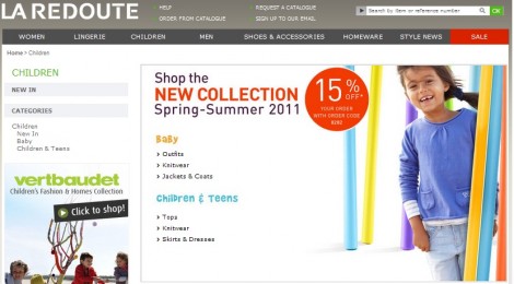 La Redoute Promotional Code: Free Delivery And &pound;15 Off &pound;20 Order