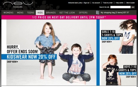 Half Price Next Day Delivery @ New Look Half Price Next Day Delivery @ New Look