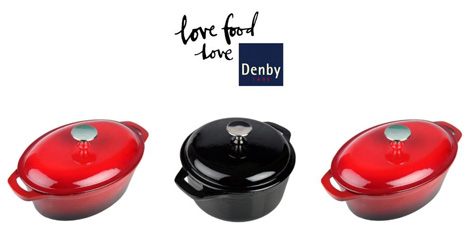 Denby Cast Iron Casserole Dishes 60% Off @ Amazon