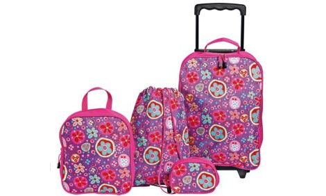 Girls' 4-Piece Luggage Set &pound;7.99 @ Argos