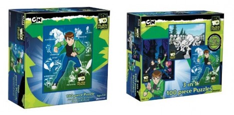 Ben 10 100 Piece Jigsaw And Ben 10 Triple Pack Jigsaw &pound;2.84 and &pound;4.14 @ Amazon