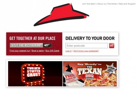 Pizza Hut Coupon : &pound;10 Off &pound;25 Order