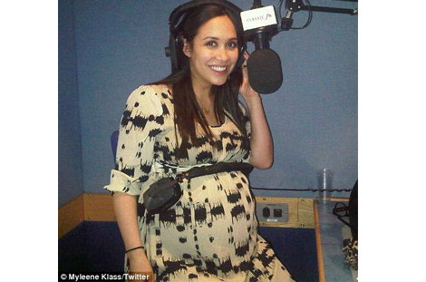 Celebaby: Myleene Has A Little Hero