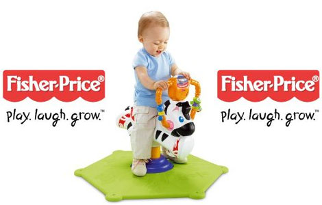 Fisher Price Baby Gymnastics Bounce And Spin Zebra &pound;31.49 @ Amazon