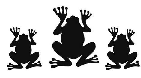 Frog Wall Stickers-Come-Blackboard! Frog Wall Stickers-Come-Blackboard!