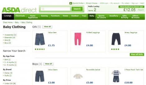 George Asda Promotional Code: Free Delivery On Babywear