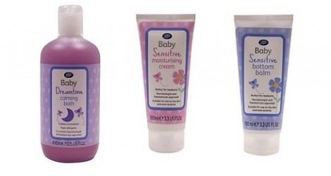 Boots Dreamtime Calming Bath, Baby Moisturising Cream and Sensitive Bottom Balm Review