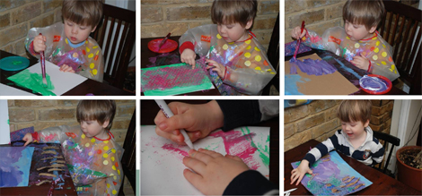 Workshop Wednesday: Dinosaur Collage 