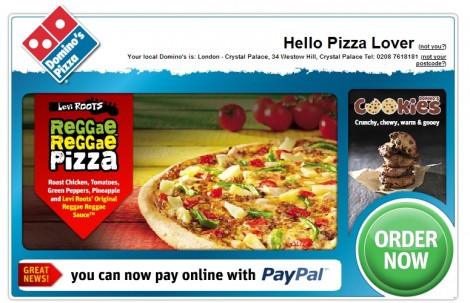 Dominos Coupon: &pound;10 Off