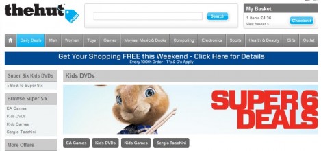 The Hut Coupon Code: 10% Off Kids DVDs