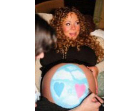 Celebaby: Mariah's Easter Egg Bump