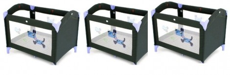 Petite Star Blue Dog Travel Cot &pound;29.99 @ Amazon