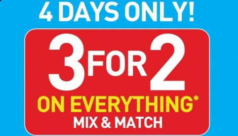 3 For 2 On Everything @ JJB Sports