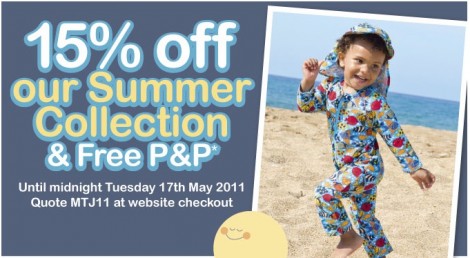 JoJo Maman Bebe Promotional Code: 15% And Free Delivery
