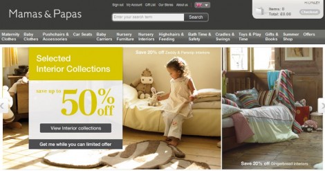Mamas &amp; Papas Free Gift Voucher: &pound;5 